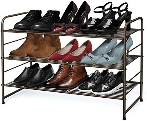 Simple Trending - 3-Tier Stackable Shoe Rack