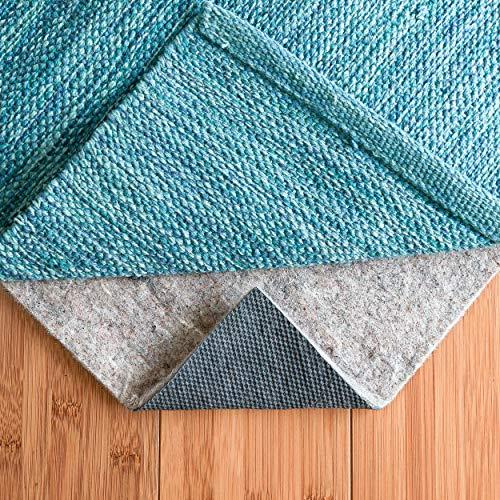 RUGPADUSA - Basics - 8'x10' - 1/4" Thick - Felt + Rubber - Non-Slip Backing Rug Pad - Adds Comfort and Protection - Also Available with Cushion Only Option - Safe for All Floors and Finishes