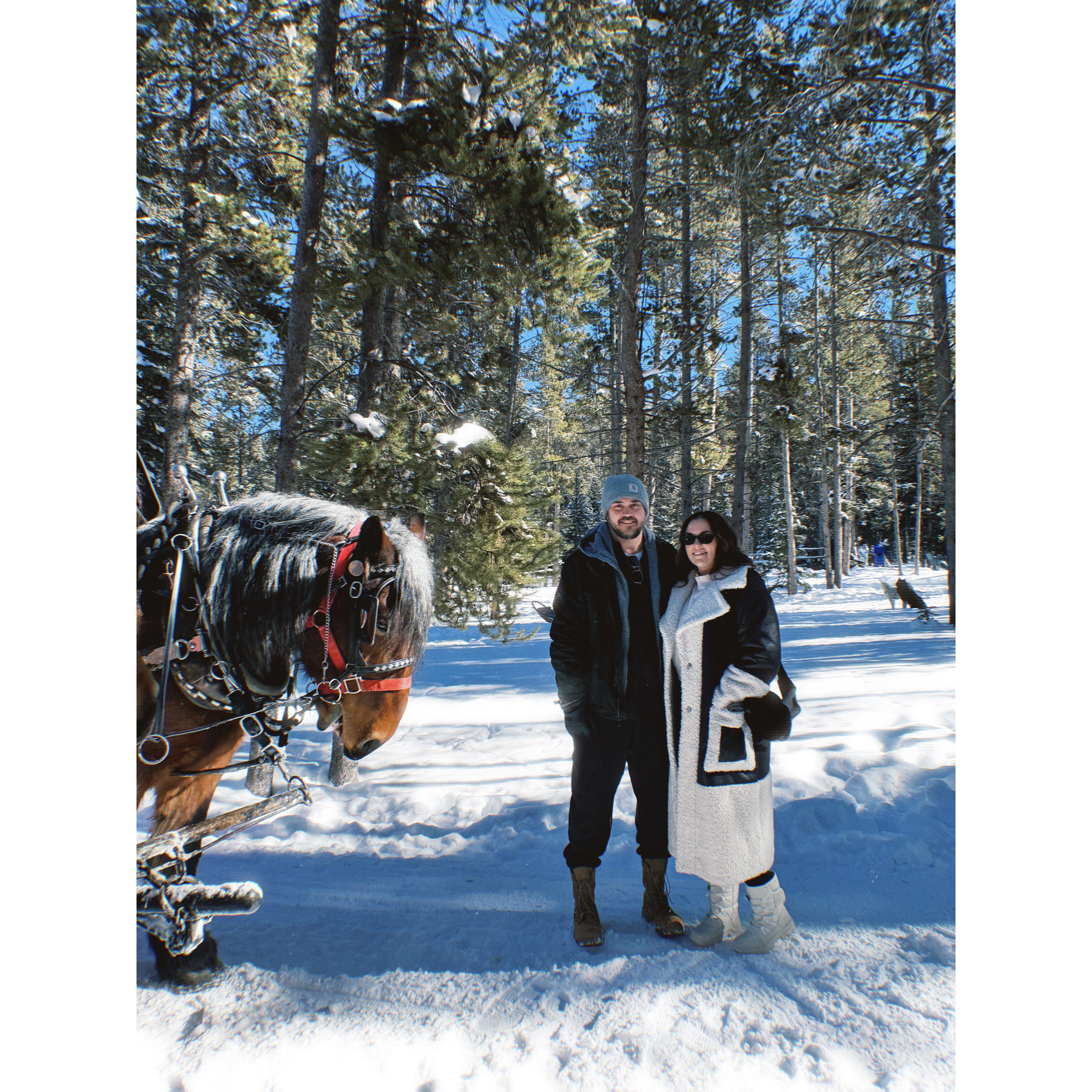 Our 2 year anniversary in Breckenridge, CO.