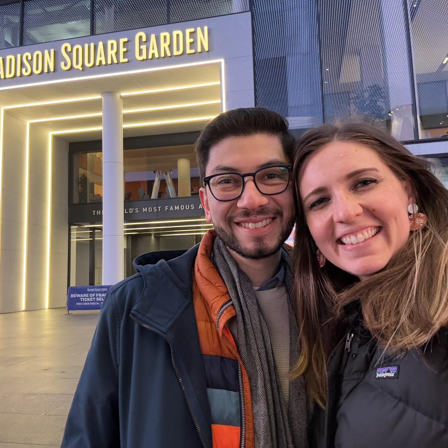 Revisiting the place where we started dating officially, MSG