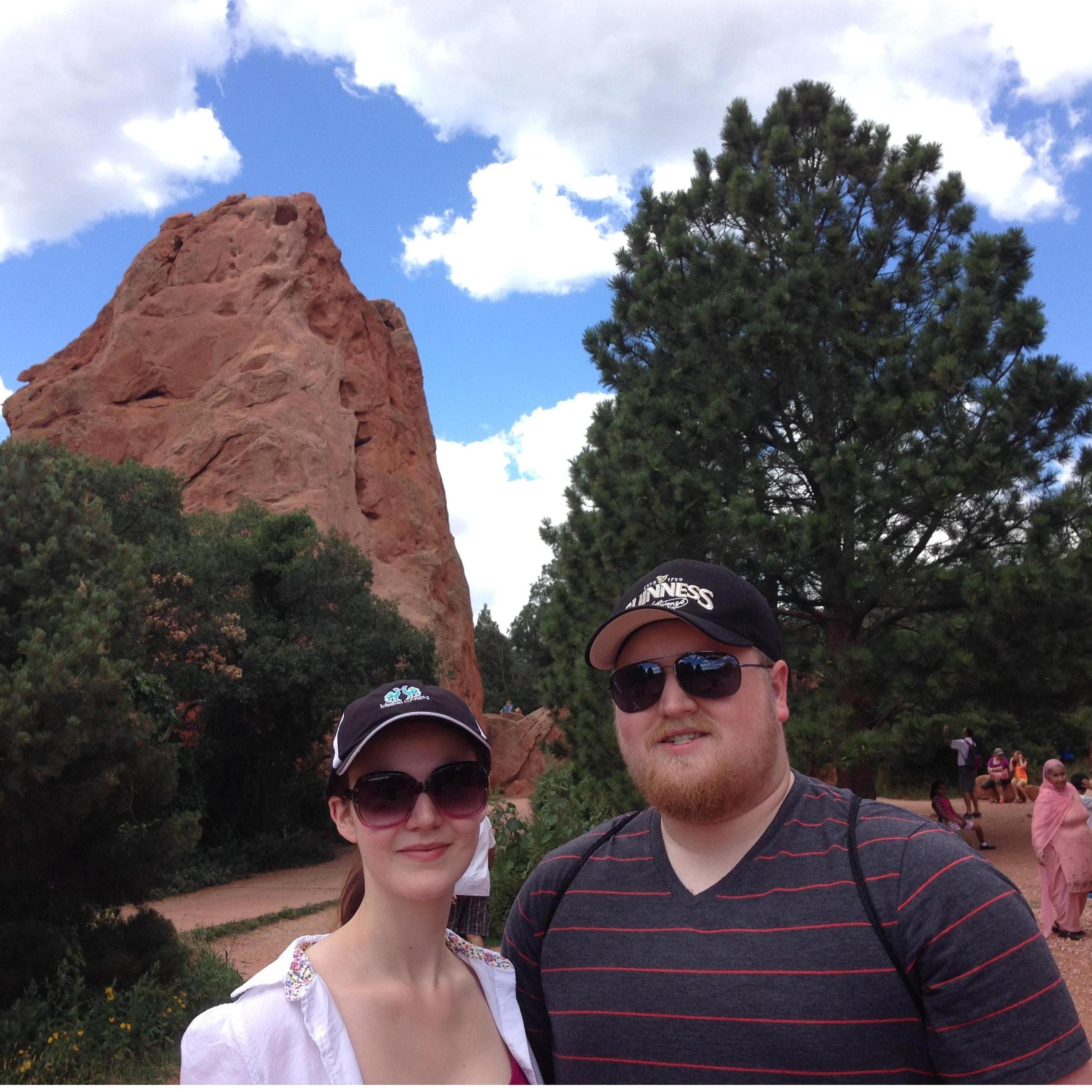 Hiking around Garden of the Gods