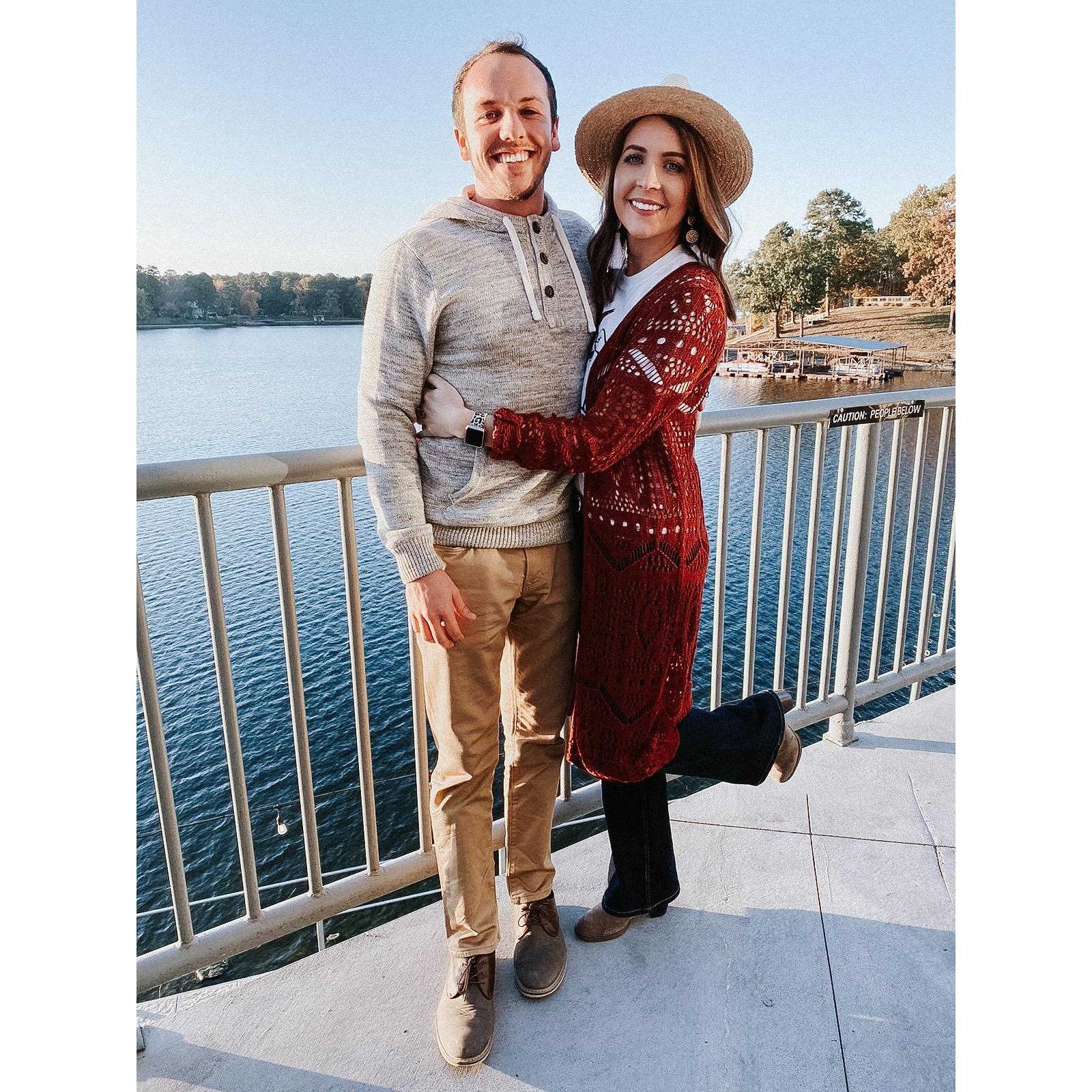 Our first picture together as a couple!
