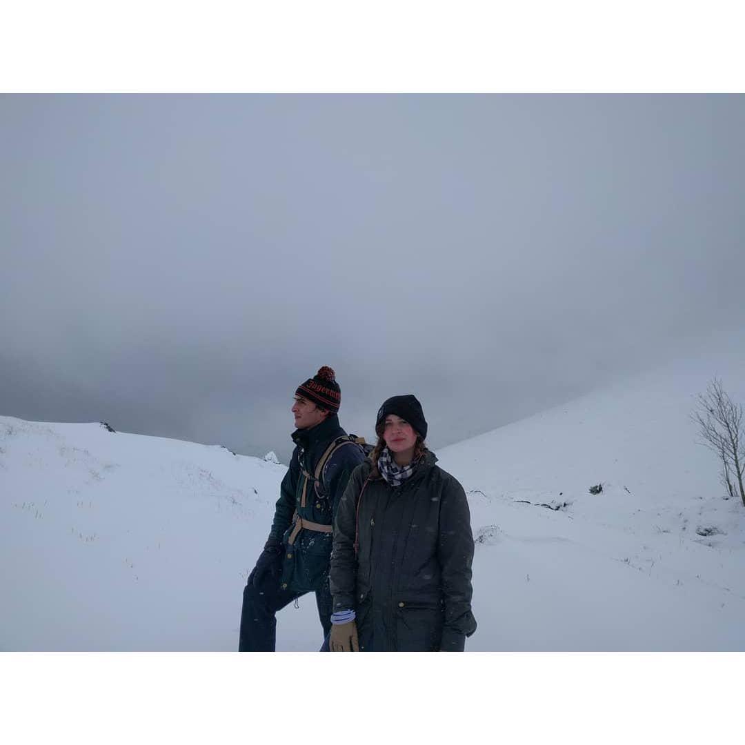 Mountaineering in Scotland on Valentine's Day with our favorite 3rd wheel, Liam Jasperse-Sjolander (not pictured)