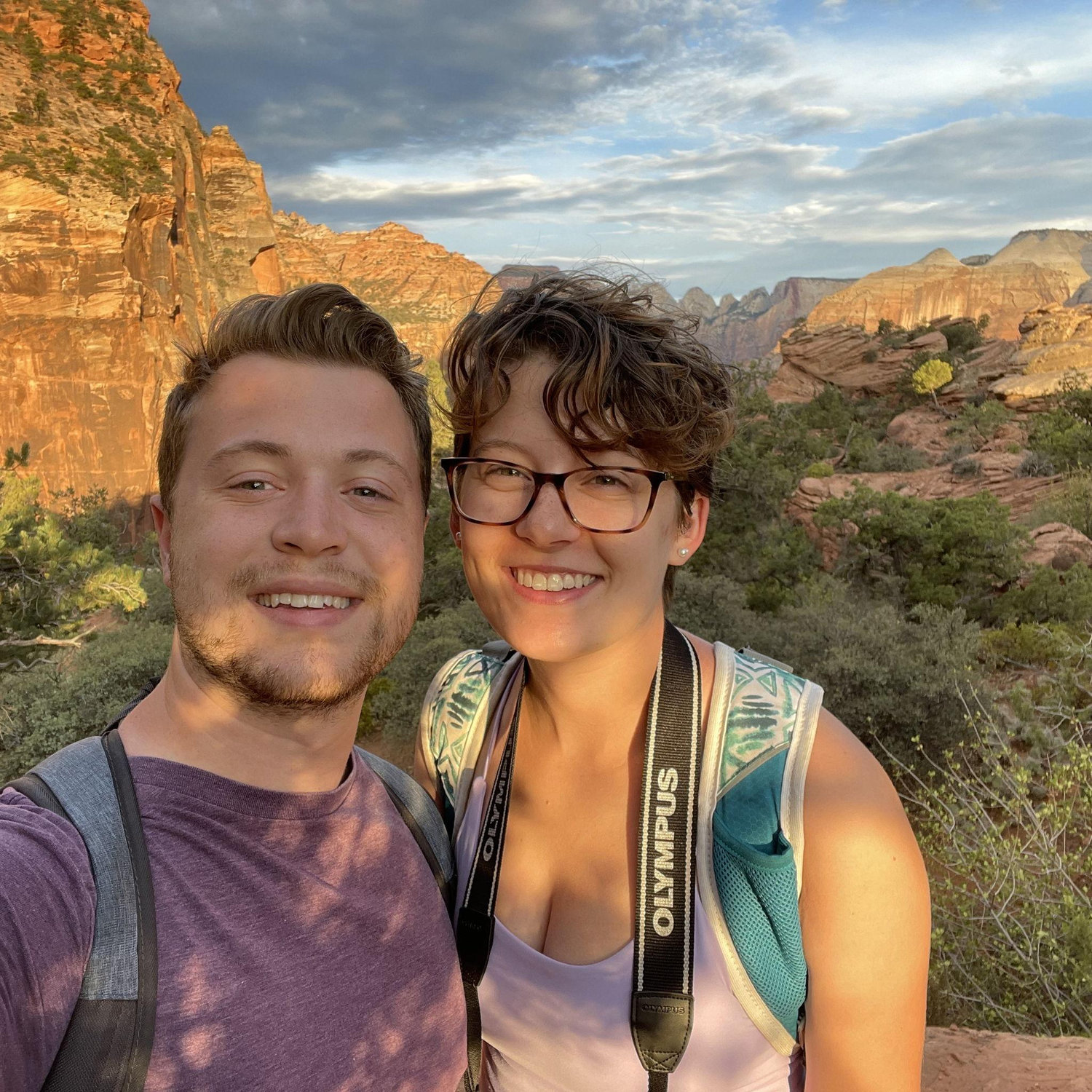 Road trip adventures - hiking in Zion National Park
