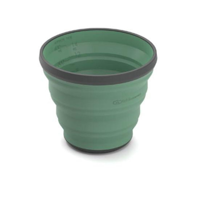 GSI Outdoors Escape Cup79225 – 17 fl oz Collapsible Camp Cup with Handle, Green