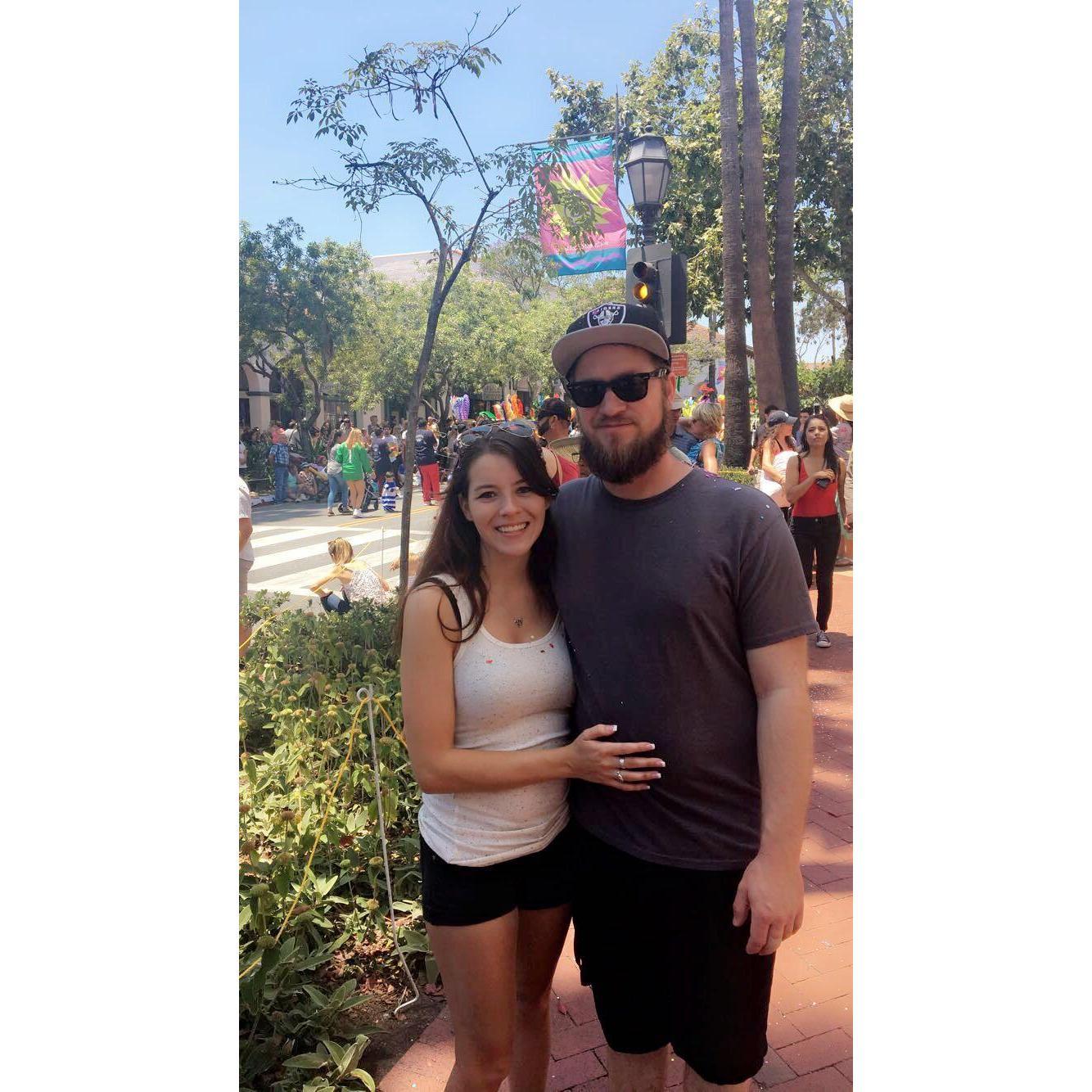 Birthday trips to California