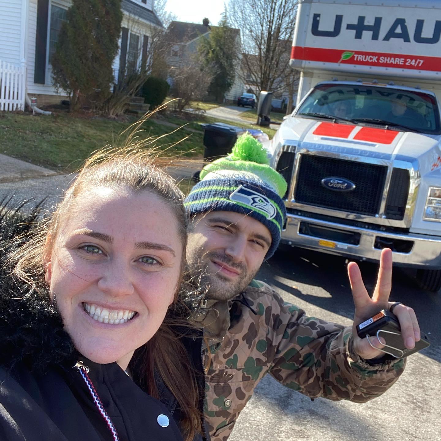 When we moved to Cleveland Ohio!