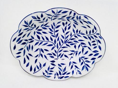 Royal Limoges Nymphea - Olivier blue Open vegetable
