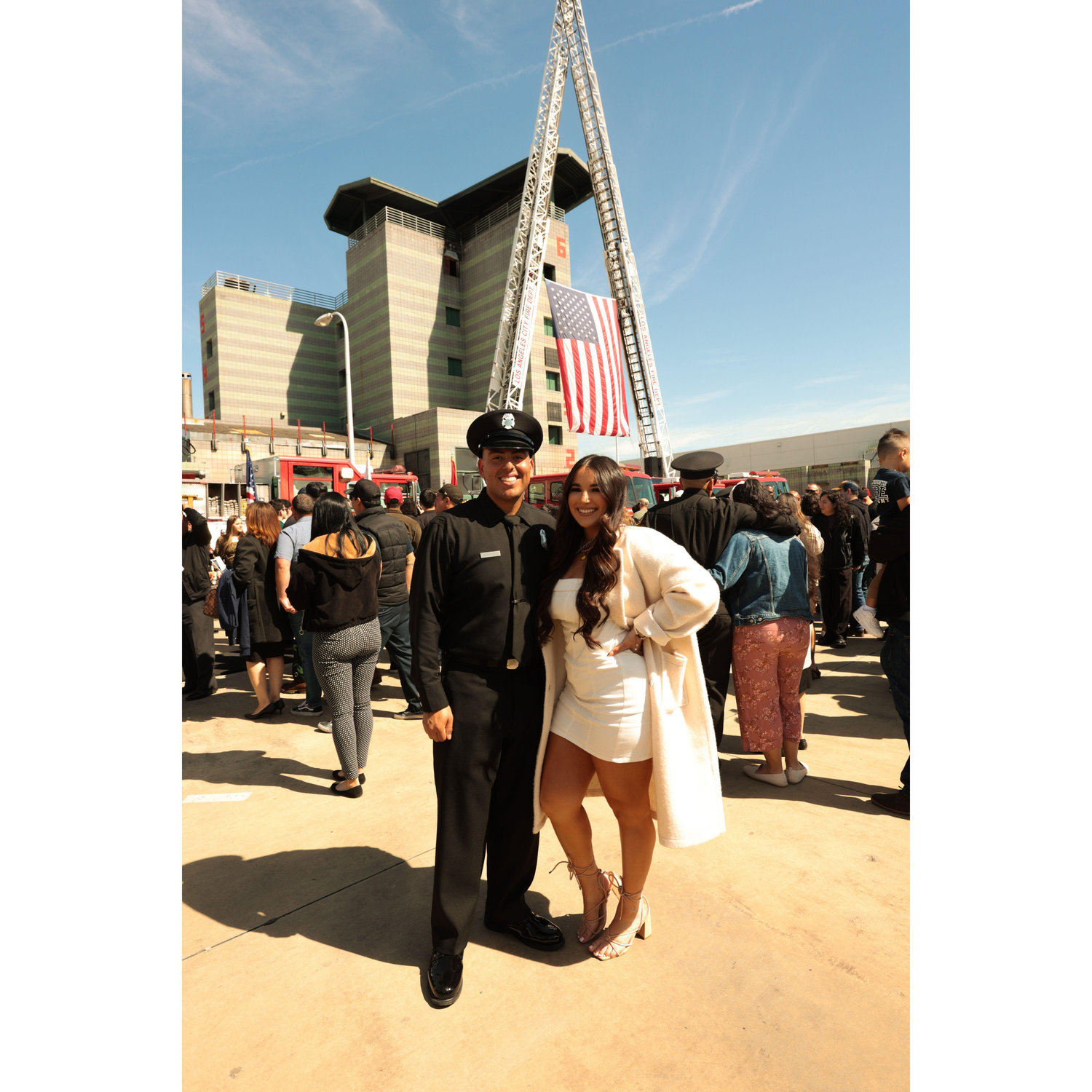 Nathaniel's Graduation from the Los Angeles City Fire Department Drill Tower