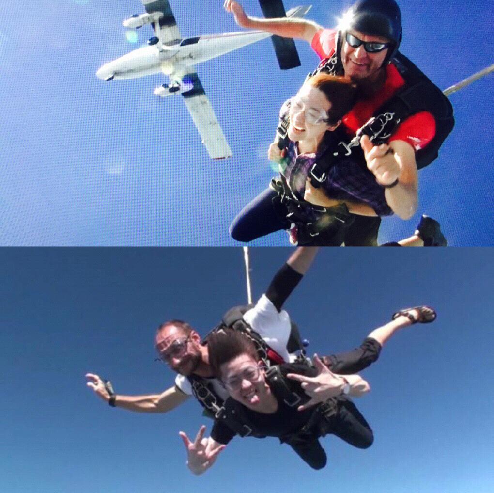 Knocking off our bucket list together!
#skydiving
#overcomingfears
#bettertogether
