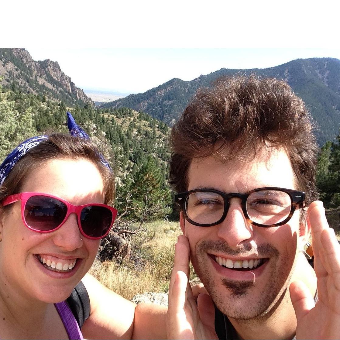 Our hiking selfies got much better.