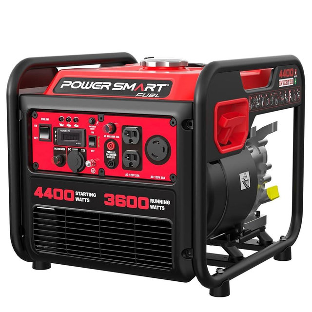 PowerSmart 4400-Watt Portable Generator with Inverter Technology, 30 amp for Home Use and Emergency Backup, 2026 EPA Compliant