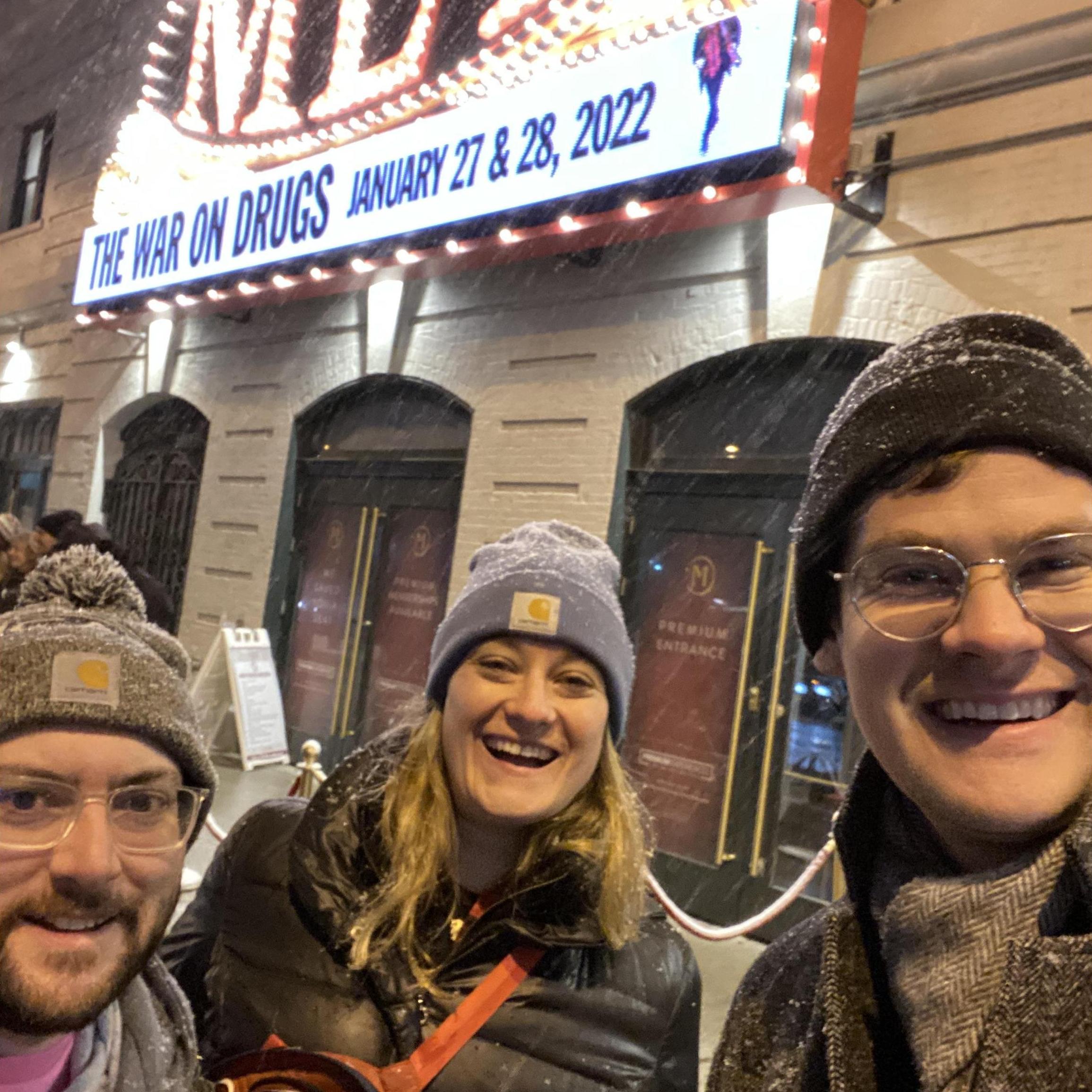 Seeing The War on Drugs with Jeffrey in Philadelphia, PA on January 28, 2022.