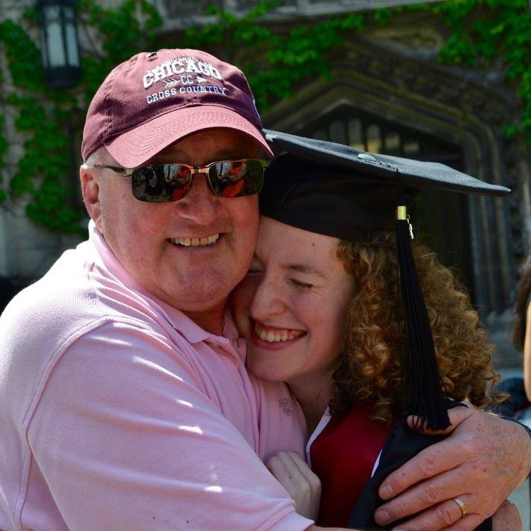 Claire and Jim at college graduation