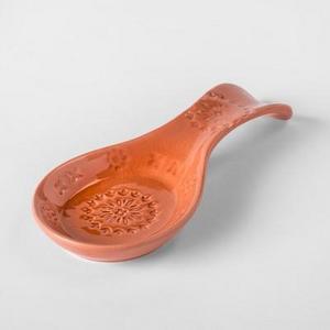 Glazed Stoneware Spoon Rest Red - Threshold™