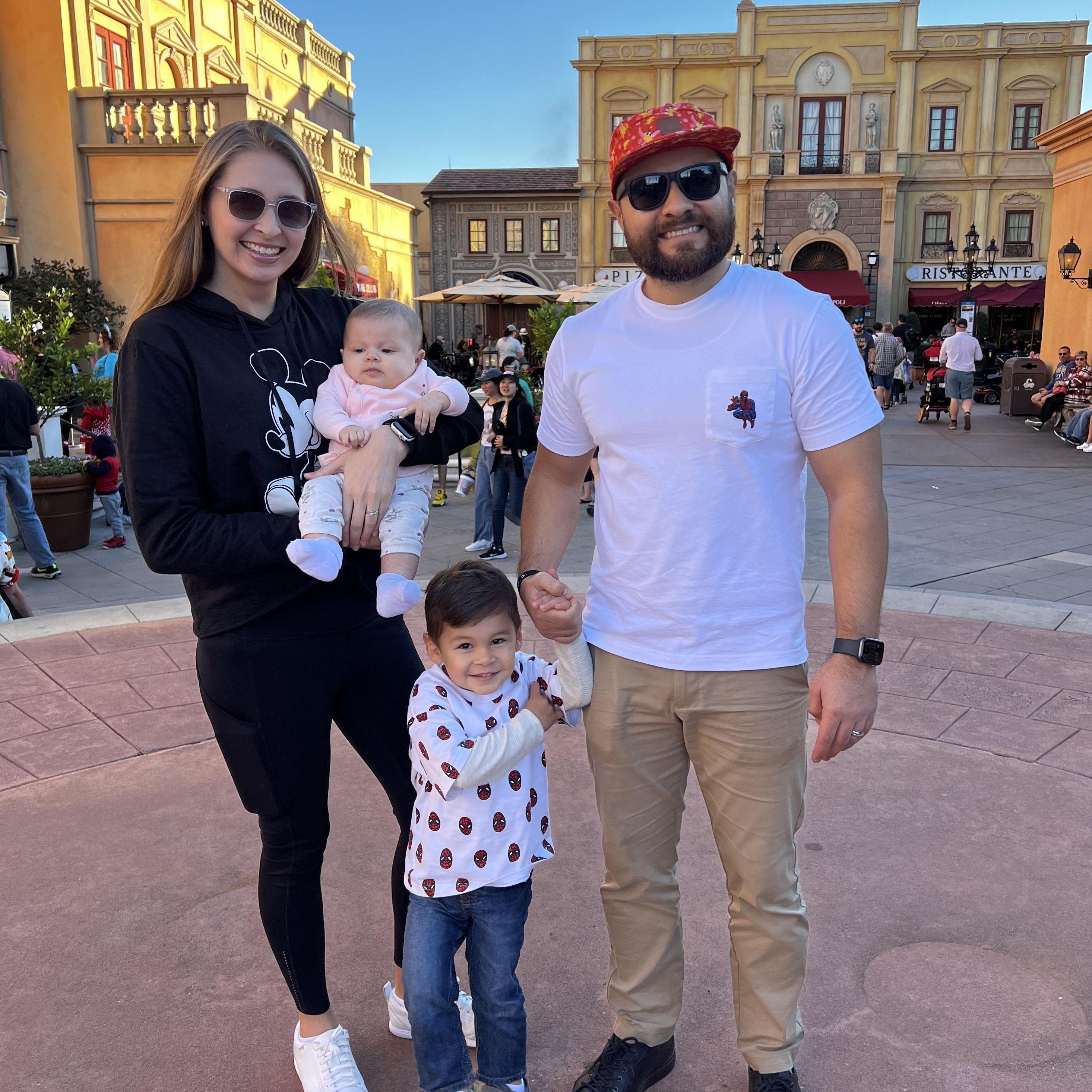 First Disney trip as a family.