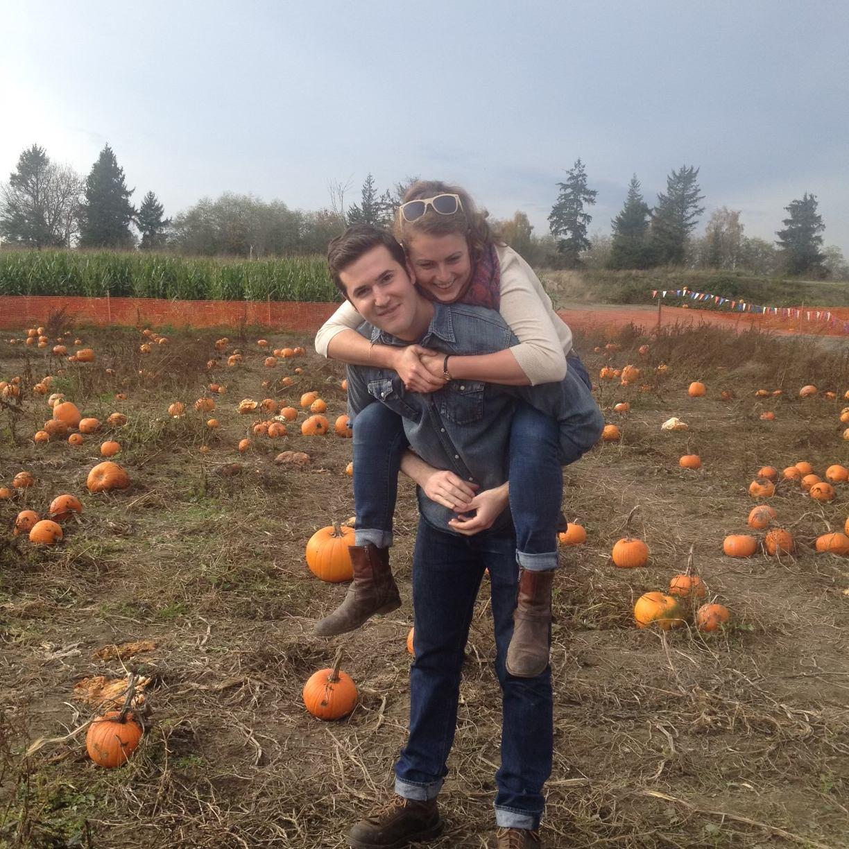 Pumpkin patch! Circa 2014.