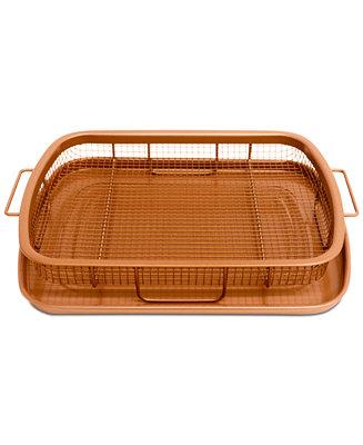 Non-Stick Ti-Ceramic Heat Circulating Crisper Tray