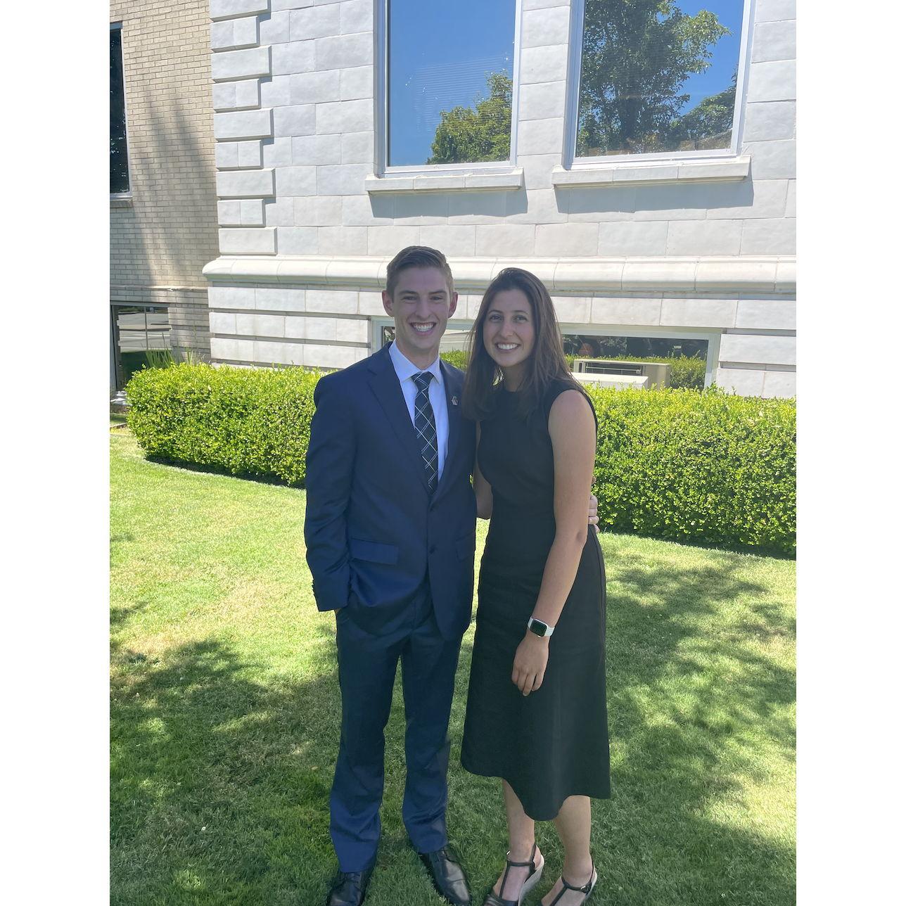Sebastian's Navy commissioning-June 24th