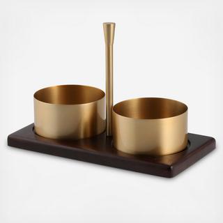 Old Hollywood 3-Piece Condiment Server