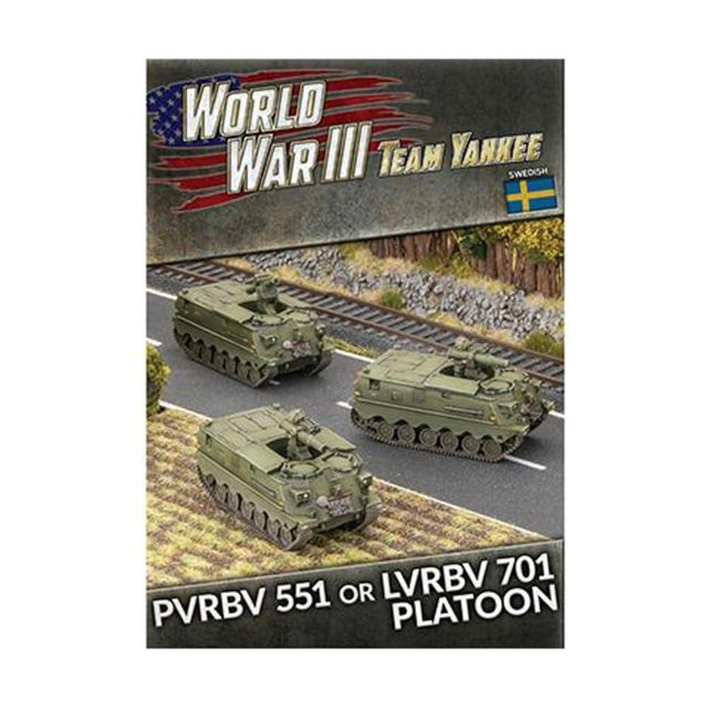 Team Yankee World War III Swedish Pvrbv 551 / Lvrbv 701 Platoon
