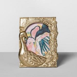 Cast Peacock Frame Gold 4"x6" - Opalhouse™