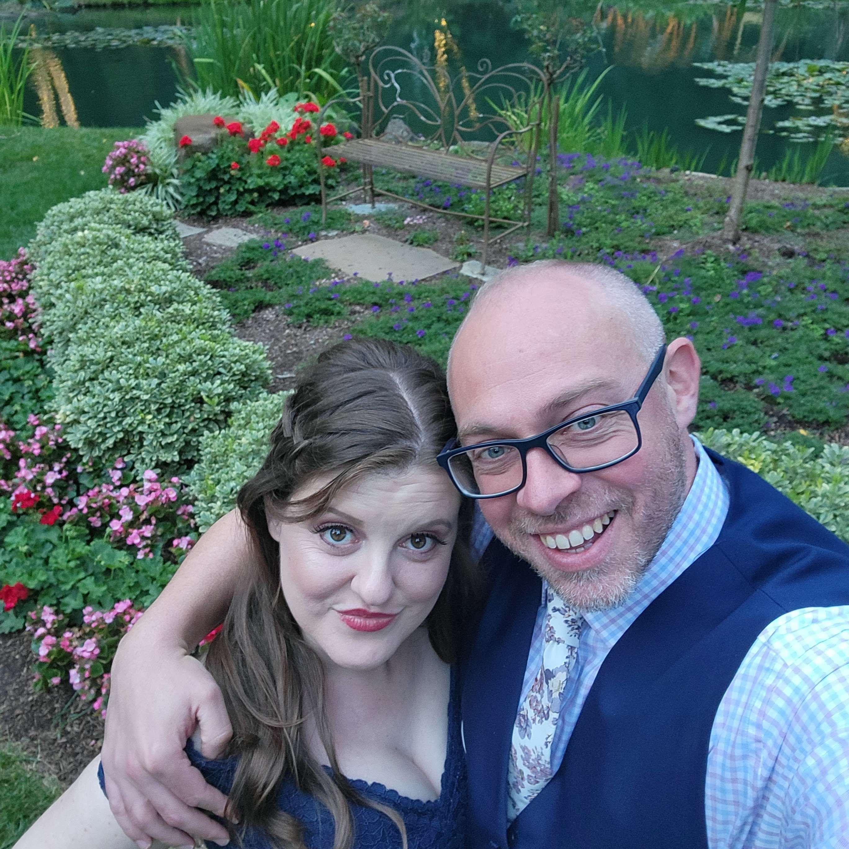 Lookin' fancy at Jesi and Michael's wedding in September 2021.