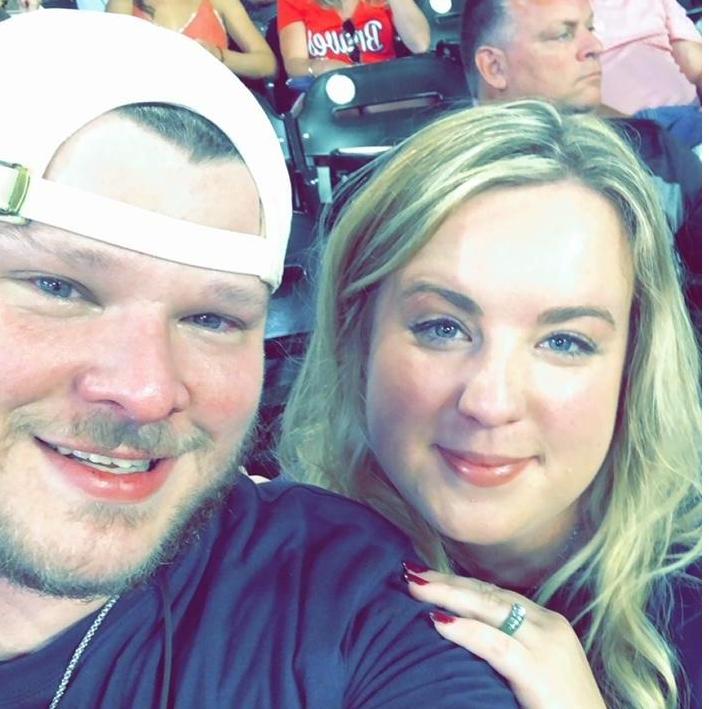 Our first baseball game together!