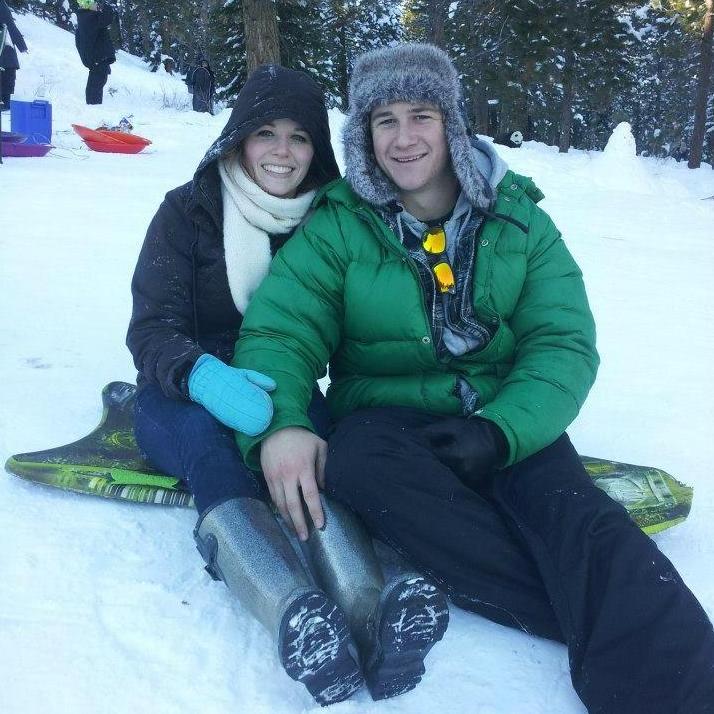 New Years in Tahoe and our first time in the snow together