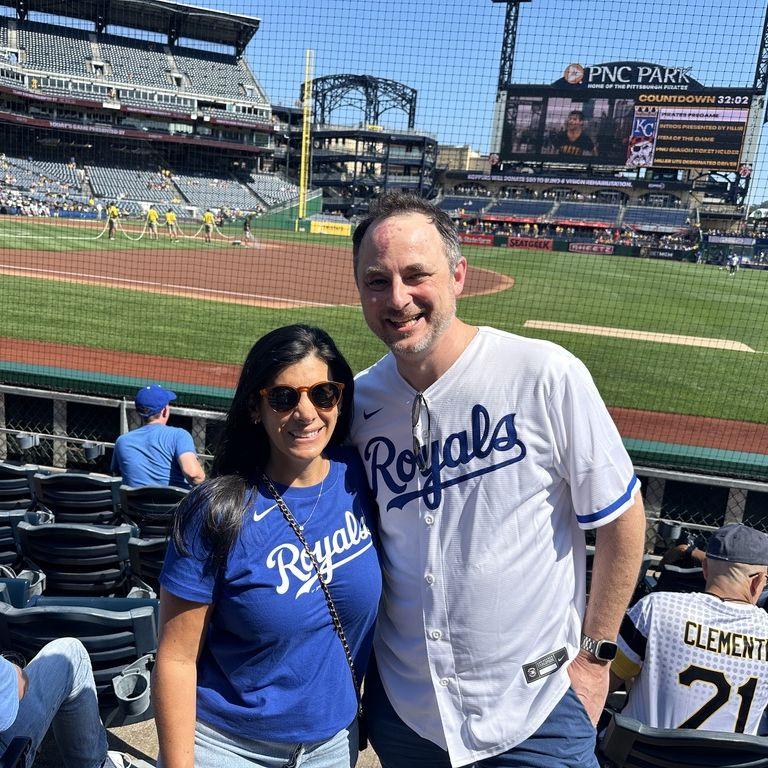 Mike said, "If we're going to a Packers game, we're also going to a Royals game!"