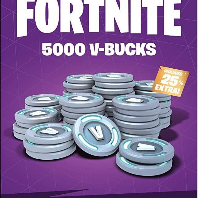 Fortnite V-Bucks Gift Card (redeem at Fortnite.com/vbuckscard)