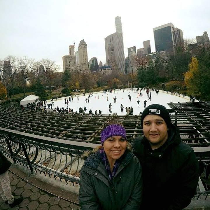 Ice Skating at Central Park In New York