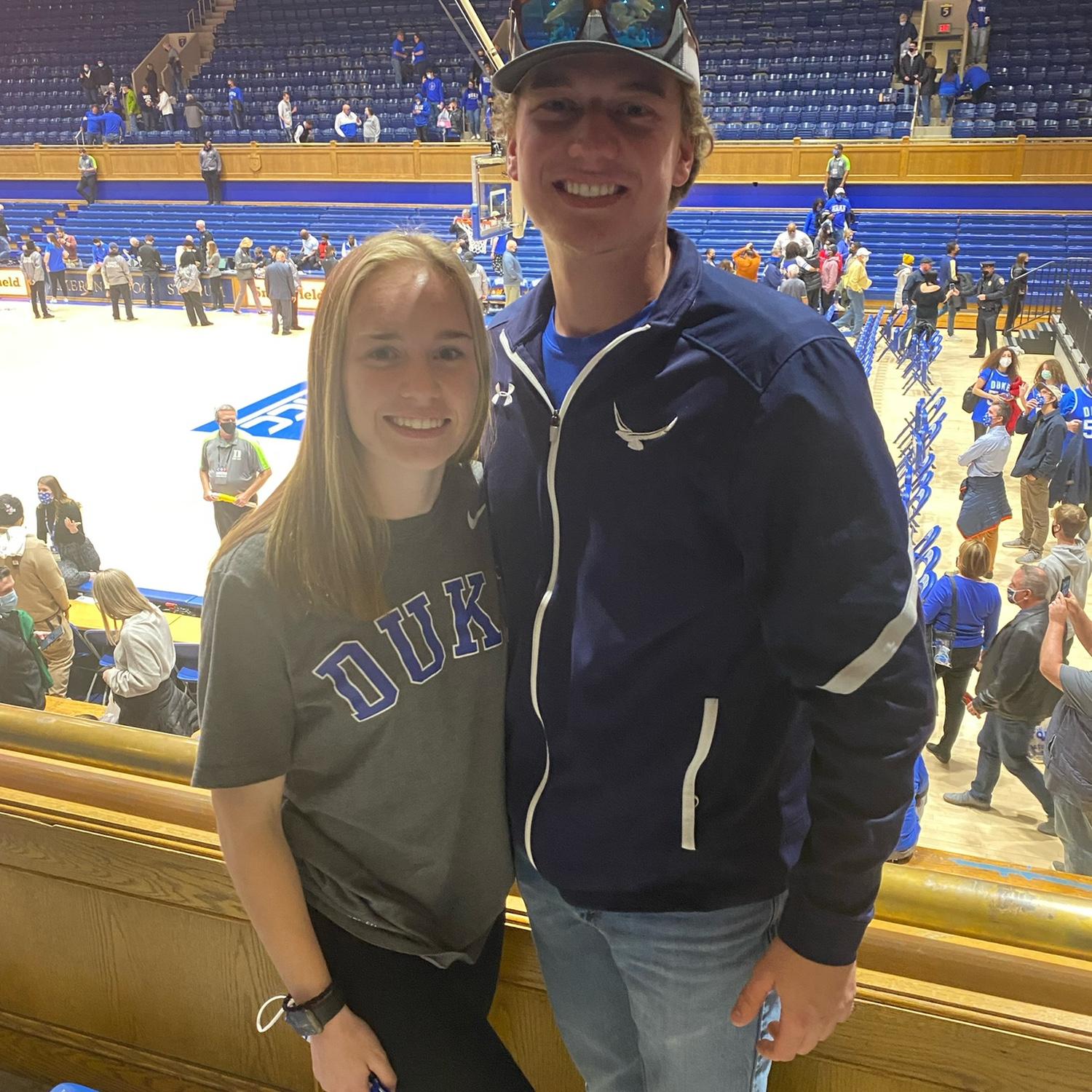 Our first Duke game together