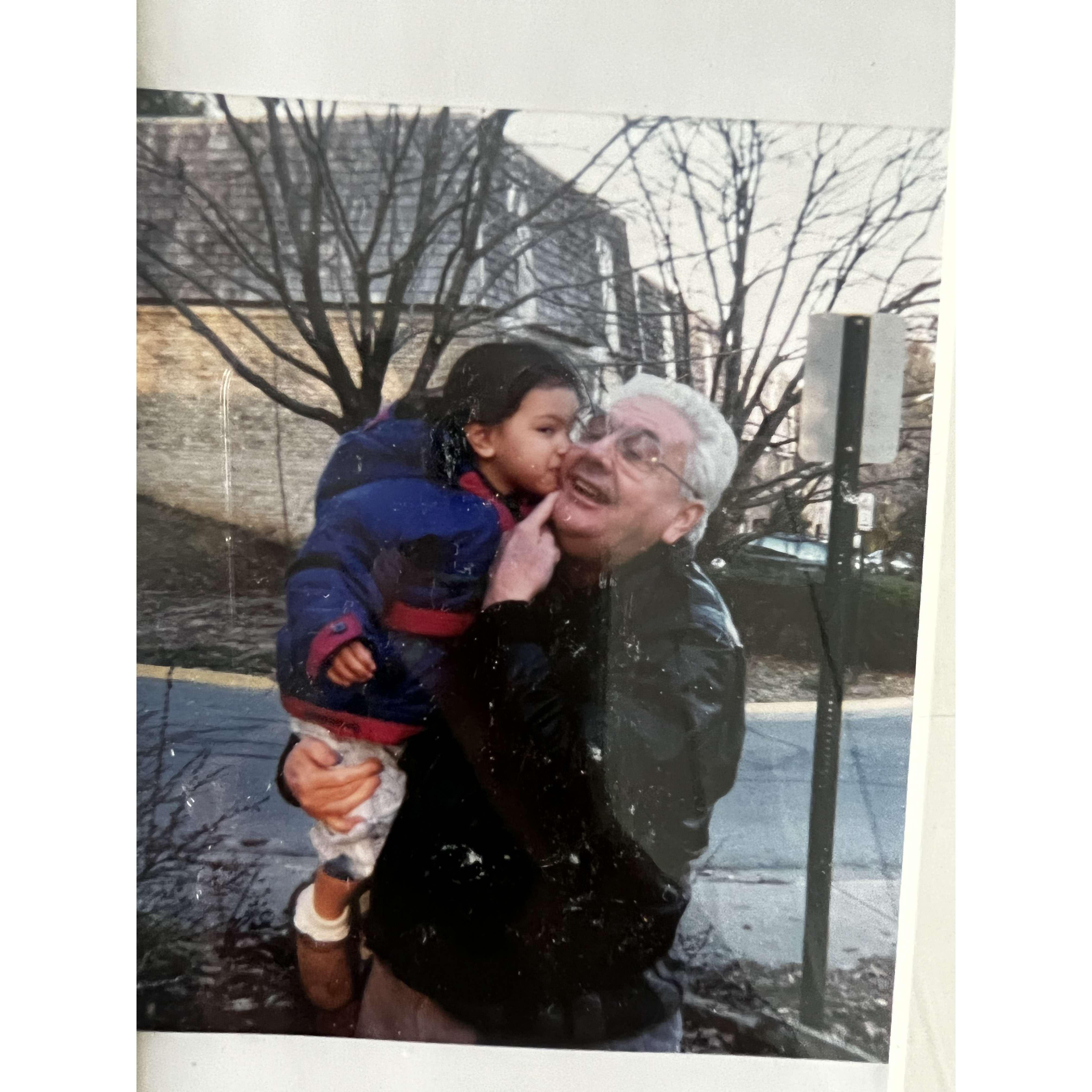 Bride and her grandfather