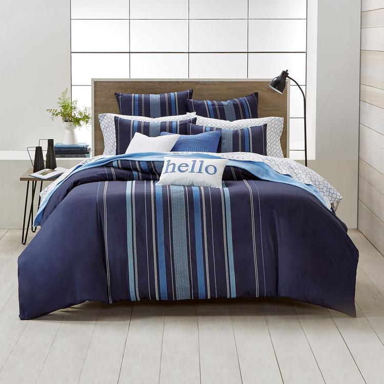 Macy S Charter Club Basket Stripe 3 Piece Comforter Set Zola