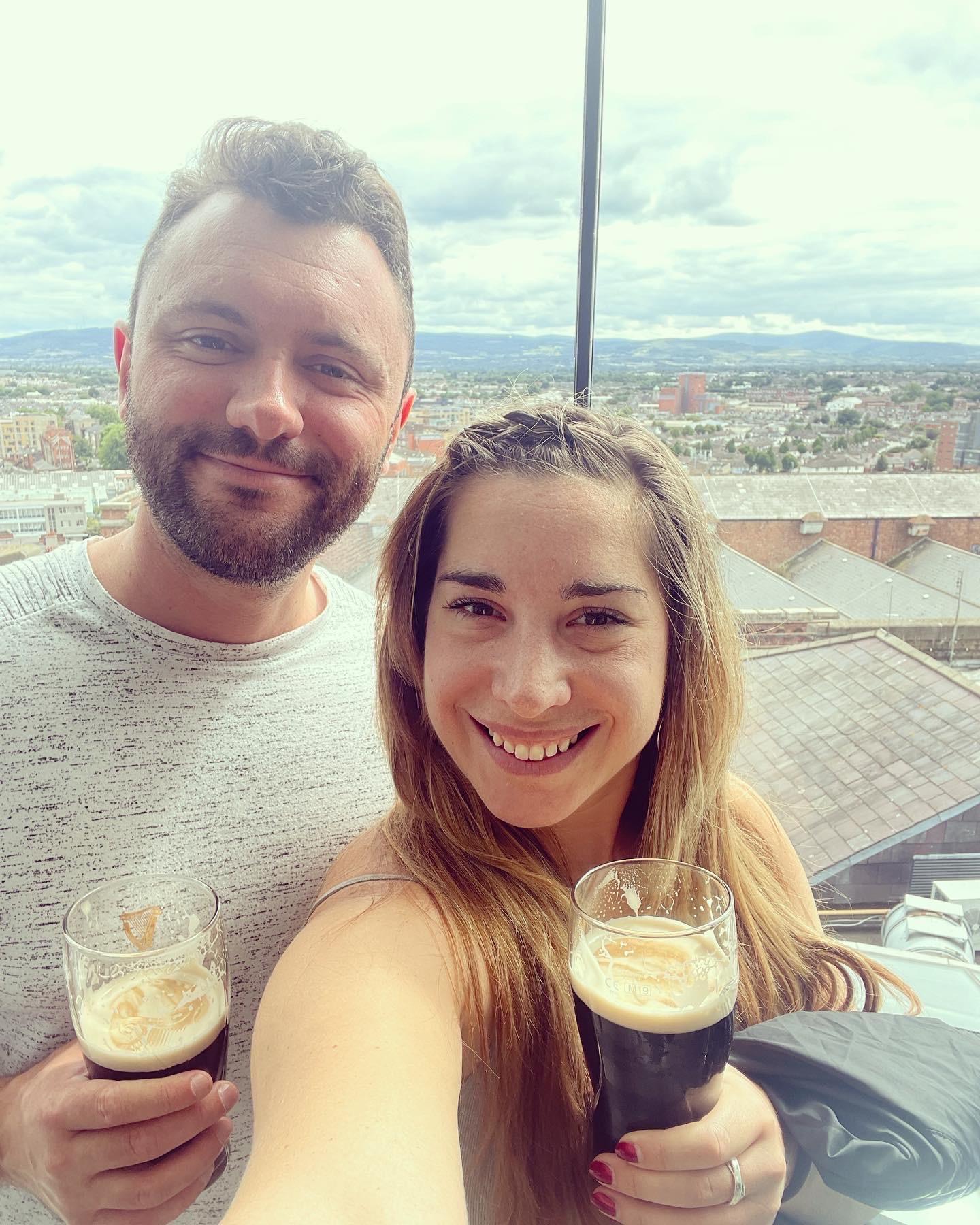 Guinness Storehouse in Dublin, Ireland.