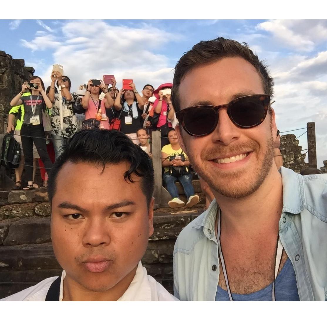 The paparazzi would not leave us alone after we got engaged!