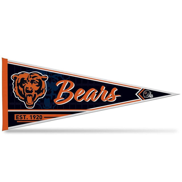 Rico Industries NFL Football Classic 12" x 30" Felt Wall Décor Pennant - Great for Home/Bed Room/Man Cave Décor