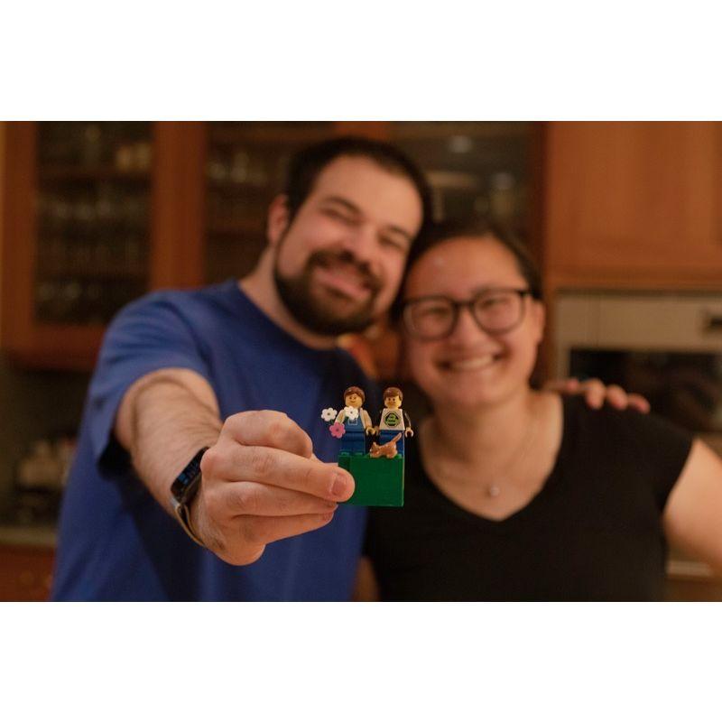 Vicky's family made us minifigs of us!