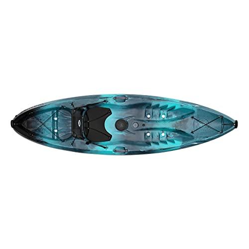 Perception Tribe 9.5 | Sit on Top Kayak for All-Around Fun | Large Rear Storage with Tie Downs | 9' 5"