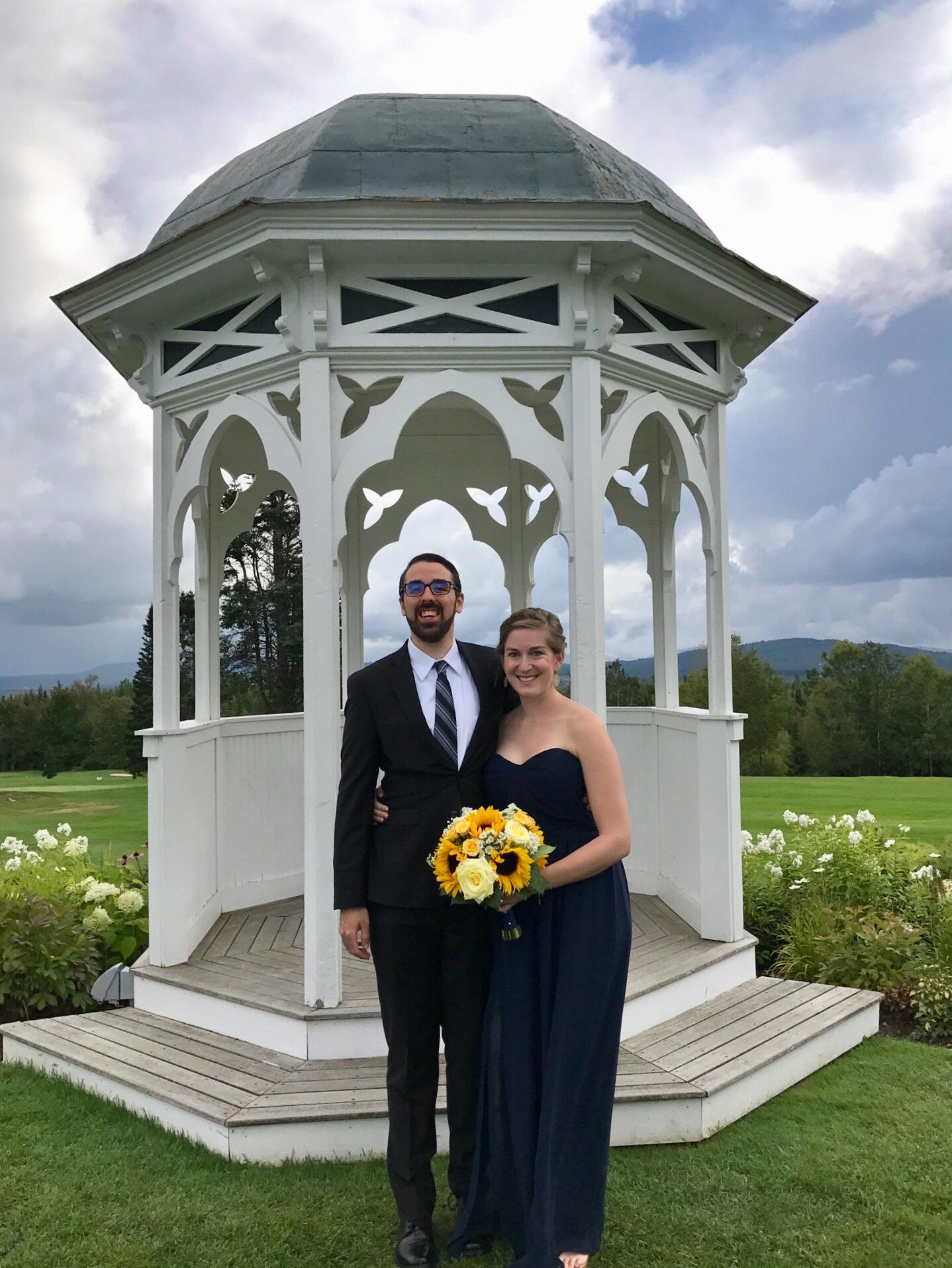 Chelsey + Bill's wedding in the White Mountains of New Hampshire - September 2017. Phil officiated & Brette was a bridesmaid!