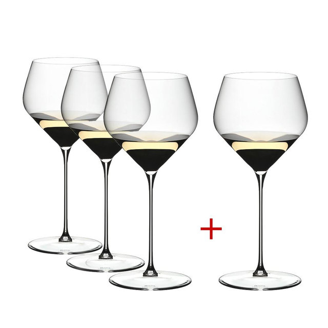 Riedel Veloce Chardonnay Glasses, Buy 3, Get 4