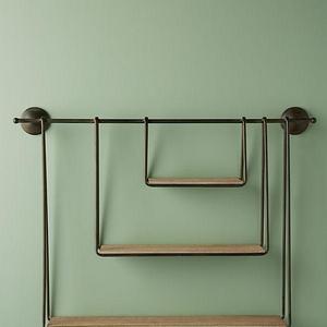 Tiered Wooden Shelving Unit