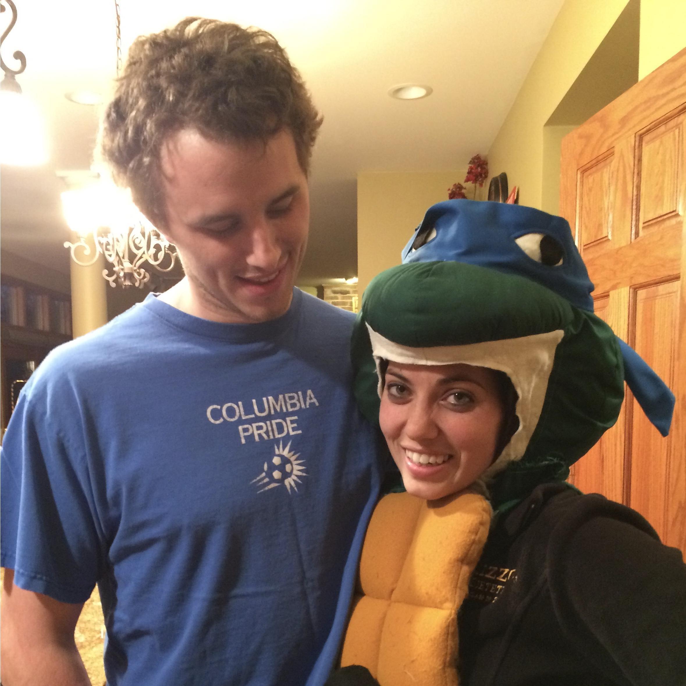 See what he puts up with? Halloween 2014