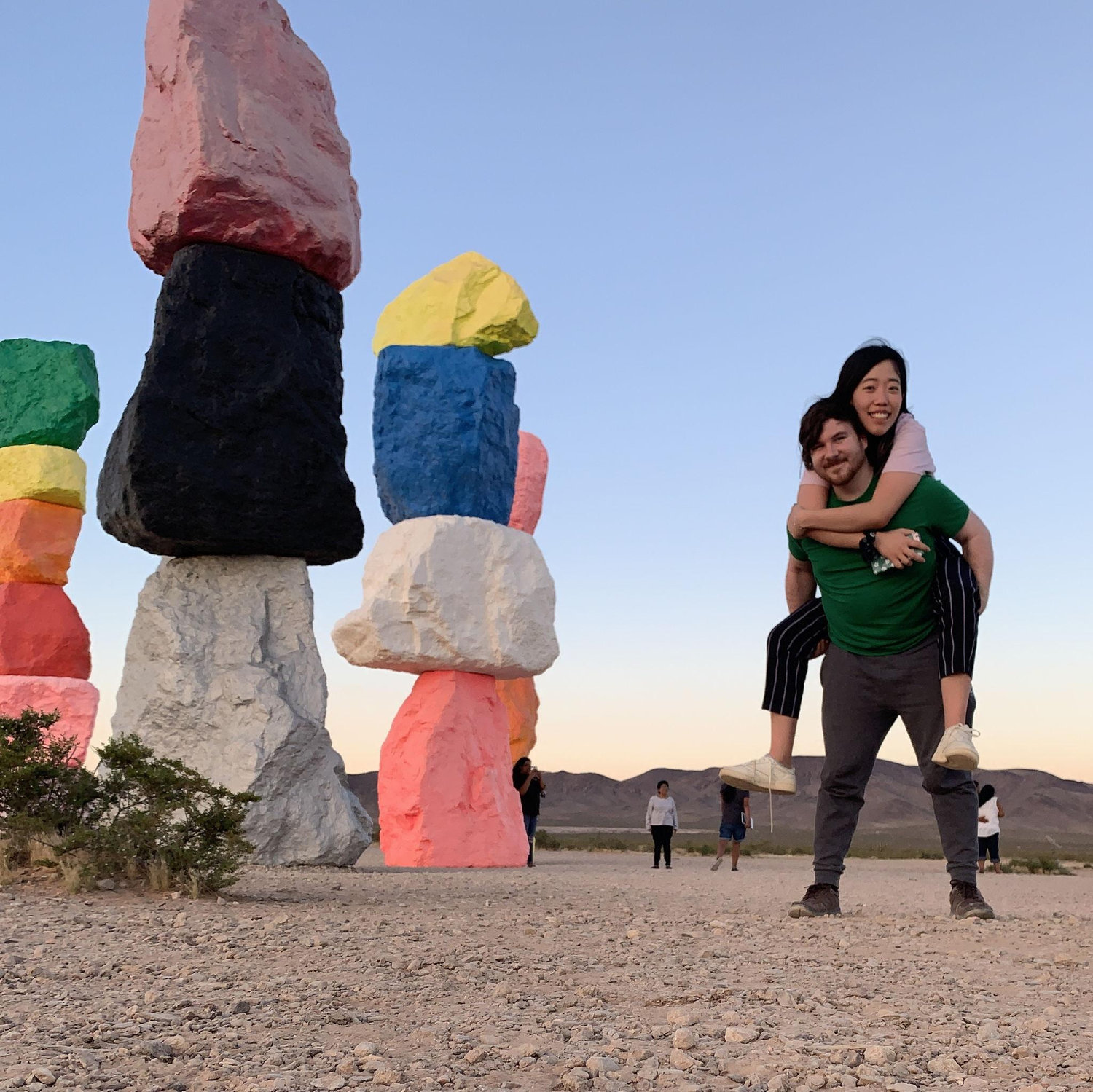 After Hayden moved to Las Vegas for Teach for America after graduation, they continued visiting each other where they lived.