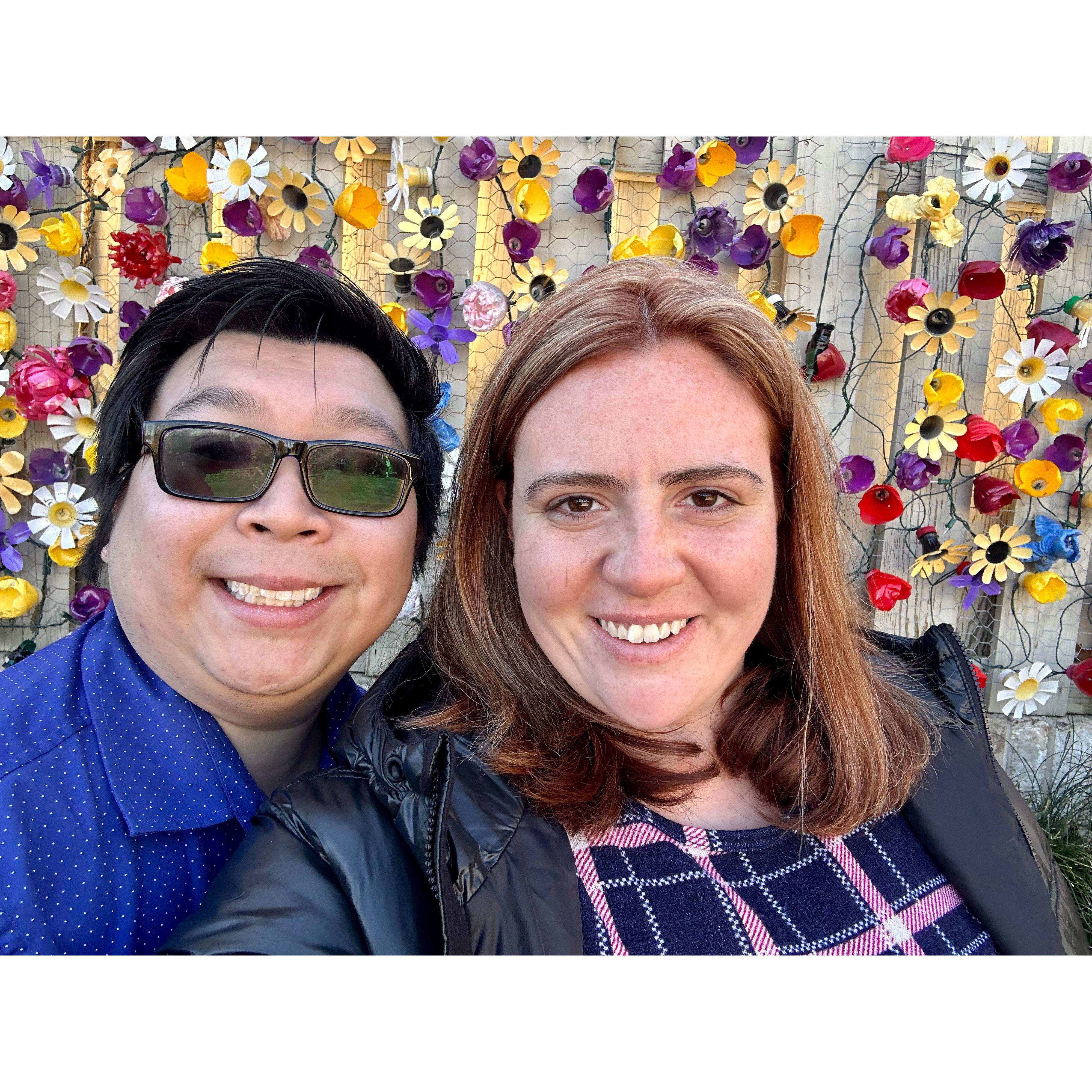 Our date to Ciener Botanical Gardens