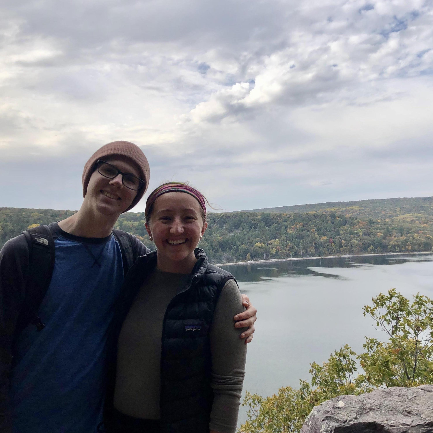 Hiking at Devil's Lake