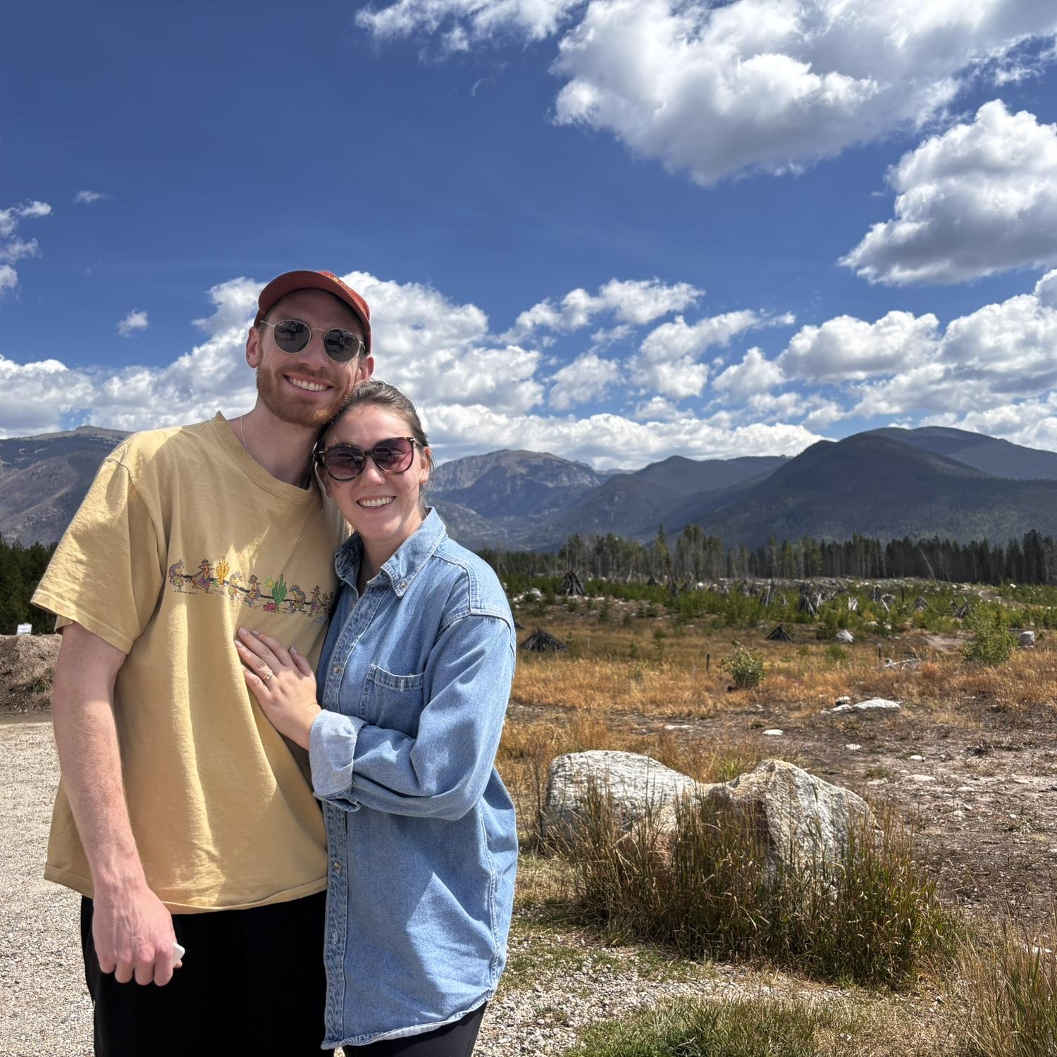 Post-engagement trip to the mountains to soak up the joy and bask in the mountain sun!