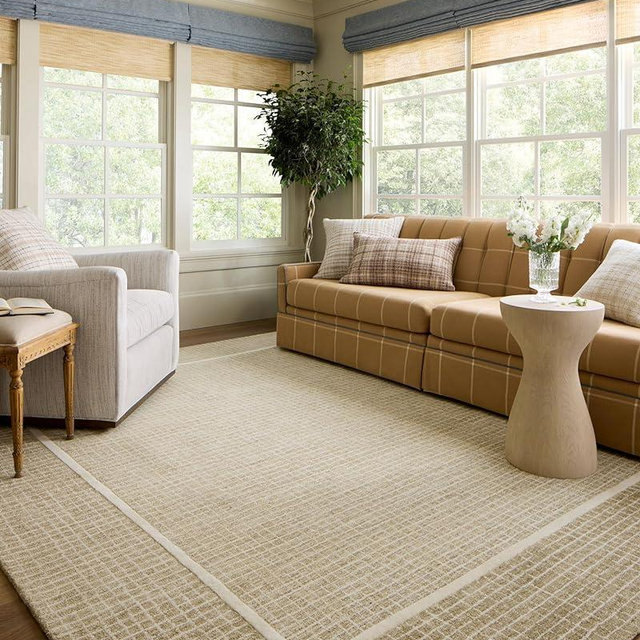 Loloi Chris Loves Julia Briggs Collection BRG-01 Wheat/Ivory 5'-0" x 7'-6" Area Rug