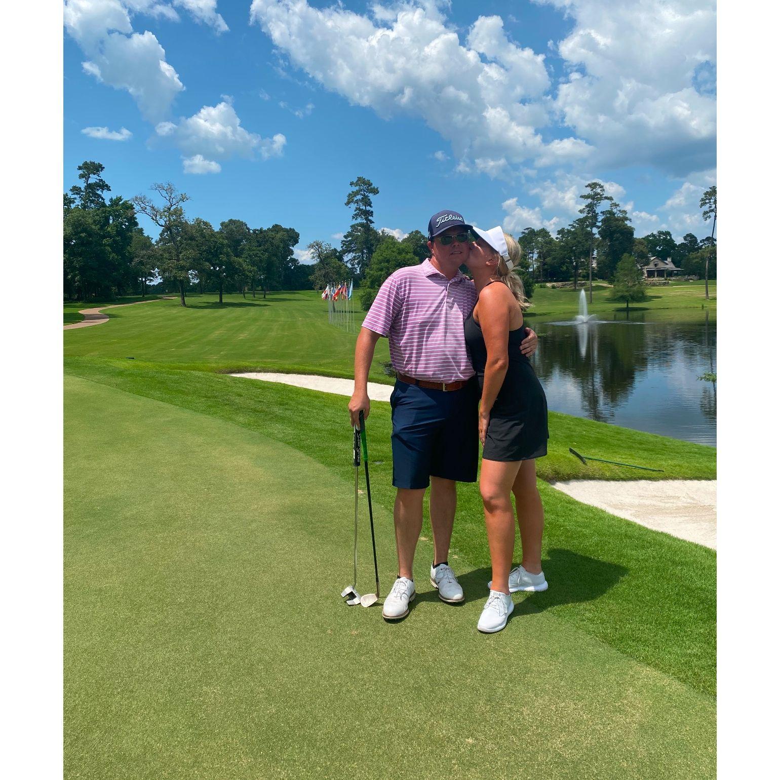 Ryan taking Kasey to Whispering Pines for the first time.